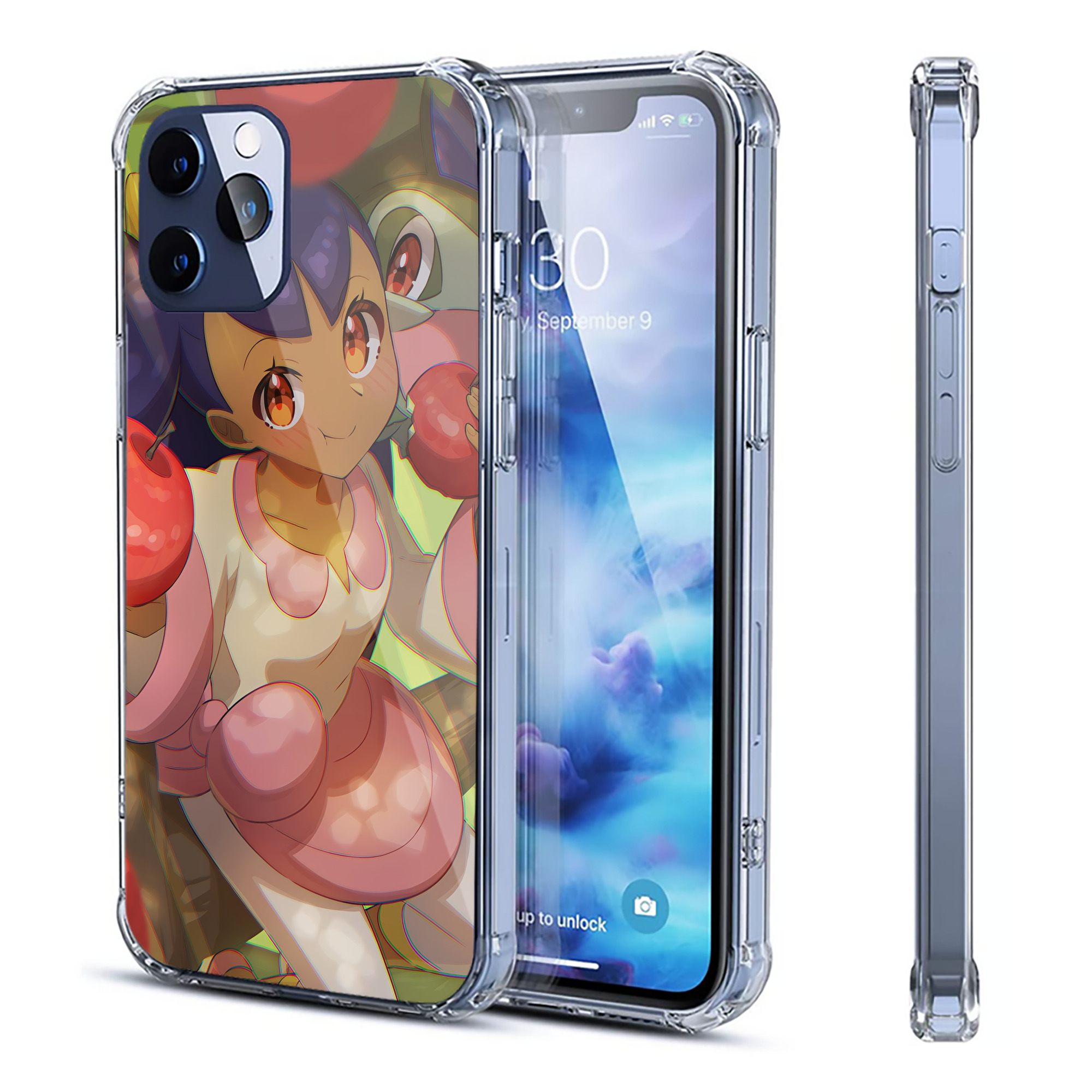 （画像用） ポケットモンスター Pokémon 【iPhone 12シリーズ対応】透明スマホケース（クリアソフトケース）